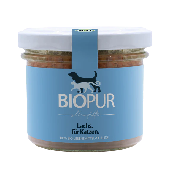 BIOPUR – Lachs, Karotten &Katzenminze
